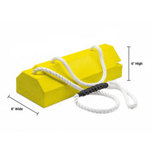 Load image into Gallery viewer, 20" Single Aviation Wheel Chock for Large Aircraft with 50" Qantas Locking Rope &amp; Handle — image 4 of 6