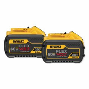 DeWalt FLEXVOLT® 20 V/60 V MAX* Battery, Lithium-Ion, 9 Ah, 2-Pack 
1 EA / EA