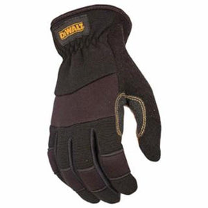 DeWalt Performance Driver Hybrid Gloves, Medium, Cowhide/Neoprene/Spandex/Terry Cloth, Black/Gray