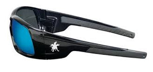 MCR SWAGGER® Scratch-Resistant Safety Glasses Blue Mirror Lens Color - 1/EA