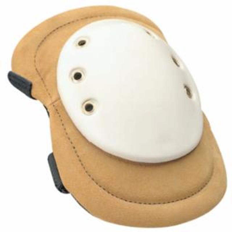 Allegro Welding Knee Pad, Elastic Strap/Quick-Release Buckle, Tan/White 1 PR / PR