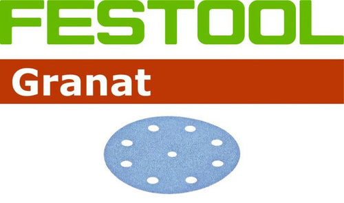 Festool Granat 5 in. 180G Sanding Disc STF D125/8, 100-Pack 497171