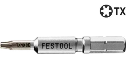Festool Centrotec Torx Driver Bit 10-50 mm, 2-Pack 205076
