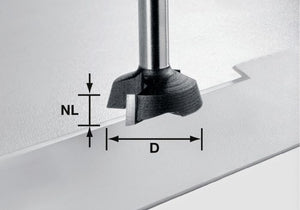 Festool Plane Router Bit for Edge Banding S8 HW MFK 500368