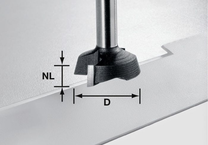 Festool Plane Router Bit for Edge Banding S8 HW MFK 500368