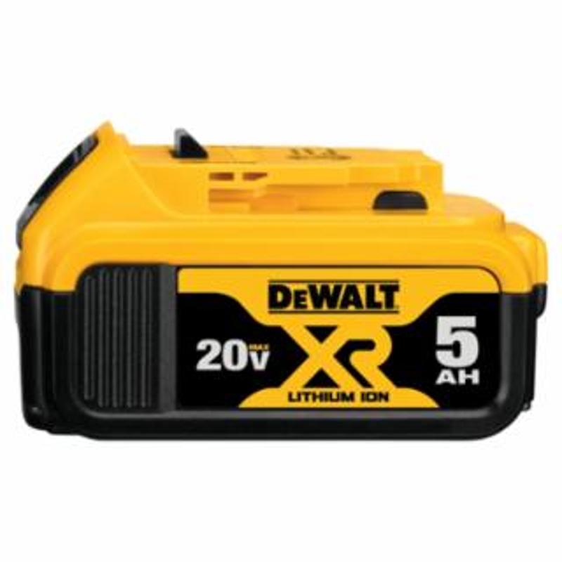 DeWalt MAX* XR® Battery, Lithium-Ion, 5 Ah, 20V 
1 EA / EA