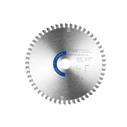 Festool Aluminum/Plastics 52 Tooth Saw Blade for TS 55 F/TSC 55 K/HK 55/HKC 55 205563