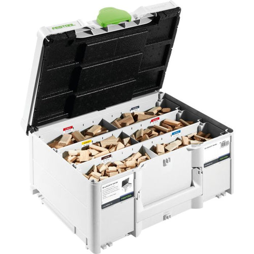 Festool 1060-Piece Tenon Assortment Systainer3 w/ Cutter for DOMINO DF 500 576794