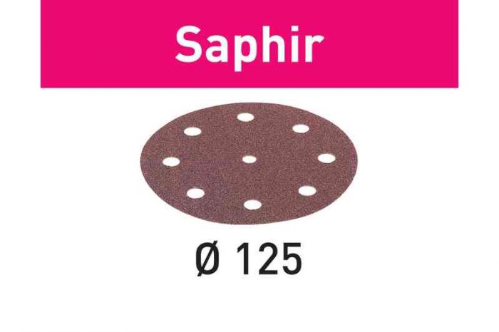 Festool Saphir 5 in. 50G Sanding Disc STF D125/8, 25-Pack 493126