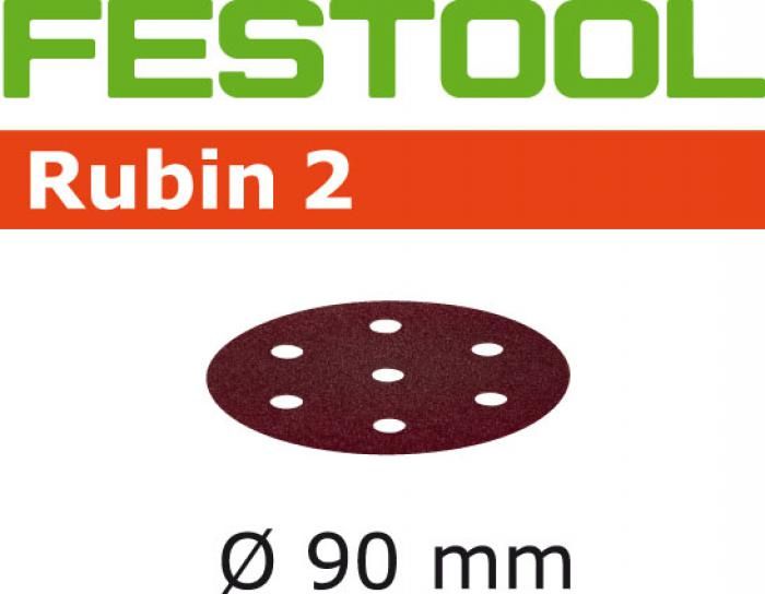 Festool Rubin 2 3-1/2 in. 100G Sanding Disc STF D90/6, 50-Pack 499080