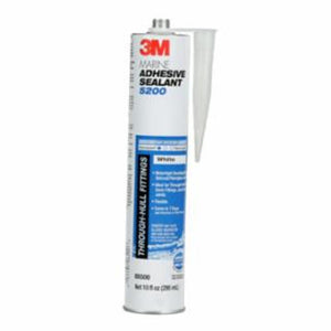 3M Marine Adhesive Sealant, 295 mL, Cartridge, White