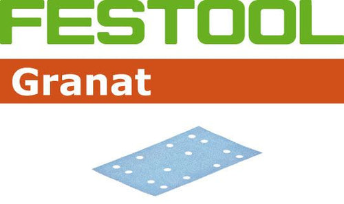 Festool Granat 80 x 133 mm 80G Abrasive Sheet STF 80x133, 10-Pack 497128