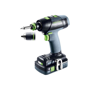 Festool Cordless Drill T 18 Set w/ 4.0Ah Battery Kit 577608
