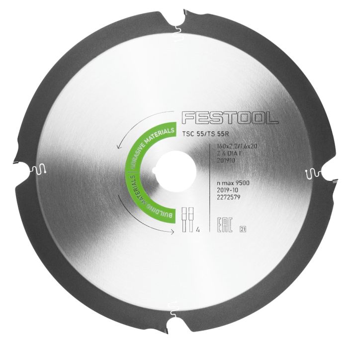 Festool Abrasive Materials Diamond 4 Tooth Saw Blade for TS 55 R/TSC 55 202958