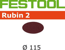 Load image into Gallery viewer, Festool Rubin2 Abrasive RAS115, 220 Grit, 50 pcs 499092