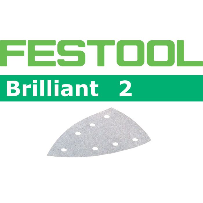 Festool Brilliant P40 Grit Abrasives for DTS 400 Sander, Pack of 50
