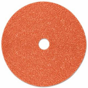 3M Cubitron™ II 987C Fibre Disc, Precision Shaped Ceramic Grain, 4-1/2 in dia, 7/8 arbor, 36 Grit, Threaded Hole 100 EA / Case