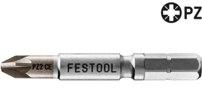 Festool Centrotec Pozidrive Driver Bit 2-50 mm, 2-Pack 205070