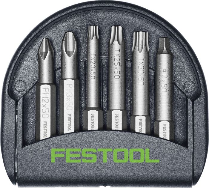 Festool 6-Piece Assorted Impact Bit Set 204386