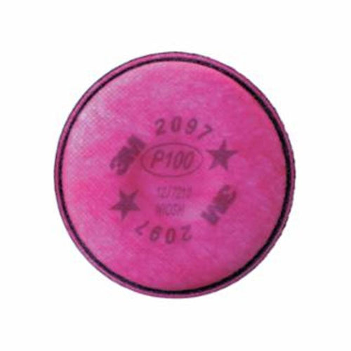 3M 2000 Series Particulate Filter, P100, Nuisance Level Organic Vapor, Magenta 2 EA / PK