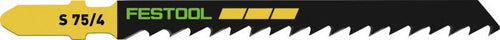 Festool Wood Basic Cut 3 in. Jigsaw Blade S 75/4, 5-Pack 204305