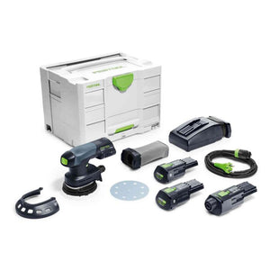 Festool Cordless 5 in. Eccentric Sander ETSC 125 3.0 I-Set 577691