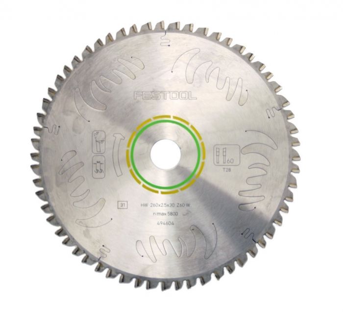 Festool Wood Universal 10-1/4 in. 60 Tooth Circular Saw Blade 495388