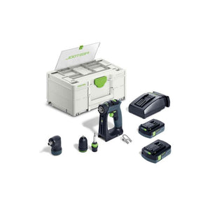 Festool Cordless Drill CXS 18 Set w/ 4.0Ah Battery Kit 576889