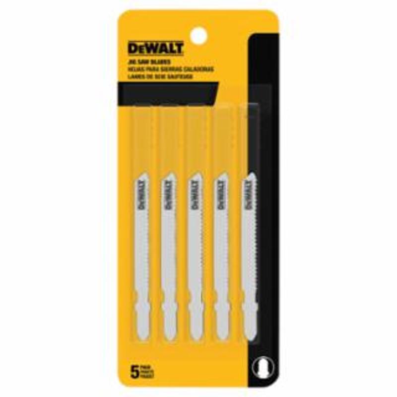 DeWalt T Shank Metal Cutting Jig Saw Blades, 3 in, 24 TPI 
5 EA / PK