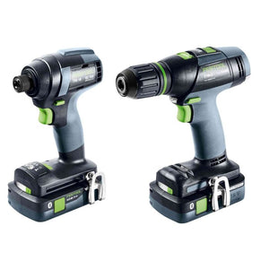 Festool Cordless Drill & Impact Driver Set TID 18 HPC 4.0-I-Set T18 577615