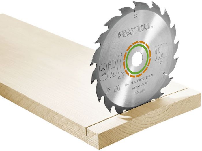 Festool Standard Wood Cross-Cut 18 Tooth Saw Blade for TS 55 F/TSC 55 K/HK 55/HKC 55 500461