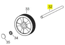 Load image into Gallery viewer, Replacement Heater Wheel Axle for Flame 115 Heater