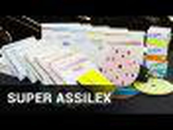 KOVAX® Super Assilex® 191-1515 Sanding Sheet, 130 mm W x 170 mm L, 360 Grit, Aluminum Oxide Abrasive, Ocean, Dry