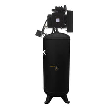Load image into Gallery viewer, EMAX ESS05V060V1 Silent Air Industrial 5HP 2CYL Single Stage 19CFM 60 Gallon Air Compressor w/isolator pads - Splash Lube Pump