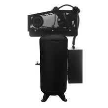 Load image into Gallery viewer, EMAX ESS05V060V1 Silent Air Industrial 5HP 2CYL Single Stage 19CFM 60 Gallon Air Compressor w/isolator pads - Splash Lube Pump