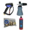 Load image into Gallery viewer, PF22 Wide Mouth Foam Cannon Kit with SG28 Spray Gun, 4000 PSI 12 GPM, Includes Soap