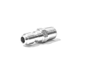 MTM Hydro Plated Steel 1/4" QC Male Plug - Low Profile
