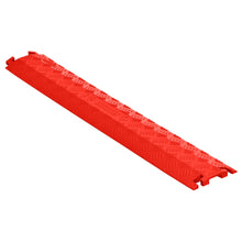 Load image into Gallery viewer, 1-Channel 1.5" Fastlane® Drop-Over Heavy Duty Cord Protector, Orange, .5" Lines - FL1X1.5-O