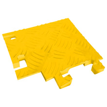 Load image into Gallery viewer, 90 Degree Left Turn for FL1X1.5, 1-Channel Fastlane Drop-Over Cable Protector, Yellow — image 2 of 3