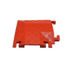 Load image into Gallery viewer, 90 Degree Right Turn for FL1X1.5, 1-Channel Fastlane Drop-Over Cable Protector, Orange — image 2 of 3