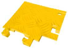 Load image into Gallery viewer, 90 Degree Right Turn for FL1X1.5, 1-Channel Fastlane® Drop-Over Cable Protector, Yellow - FL90RT1X1.5-Y