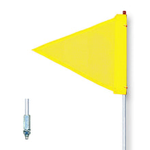 Load image into Gallery viewer, General-Purpose 5' Non-Lighted Warning Whip w/ Threaded Hex Base Triangular Yellow Flag — image 2 of 2