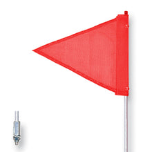 Load image into Gallery viewer, General-Purpose 6' Non-Lighted Warning Whip w/ Threaded Hex Base Triangular Orange Flag — image 2 of 2
