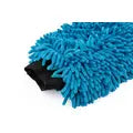 Load image into Gallery viewer, Blue Chenille Microfiber Knobby Wash Mitt with Elastic Cuff, Tagless and Lint-Free