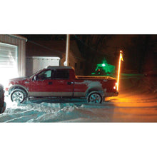 Load image into Gallery viewer, All-Purpose 8' Amber LED Wrapped Lighted Warning Whip, w/ Orange Flag and Amber Light — image 5 of 5
