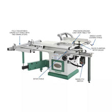 Load image into Gallery viewer, Grizzly G0623X3 - 10&quot; 7-1/2 HP 3-Phase Extreme-Series Sliding Table Saw