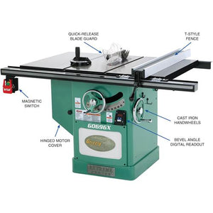 Grizzly Industrial G0696X - 12" 5 HP 220V Extreme Series Table Saw