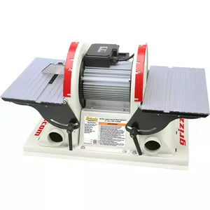 Grizzly G0843P - 12" Double Disc Sander - Polar Bear Series