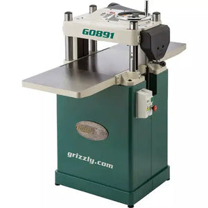 Grizzly G0891 - 15" 3 HP Fixed-Table Planer with Helical Cutterhead