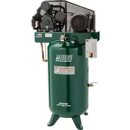 Grizzly PRO G0942 - 80-Gallon 7.5 HP Extreme Series Air Compressor